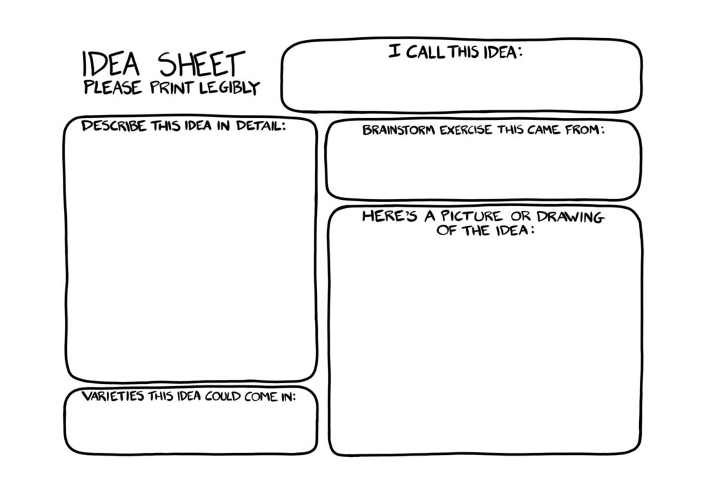 sample Innovation Is Ugly worksheet